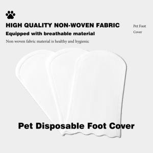 क्लासिक और प्यारा वाटरप्रूफ एंटी-स्लिप डिस्पोजेबल पालतू जूते में नो-वॉश कुत्ते के मोजे को कवर करते हैं - Product Image 2
