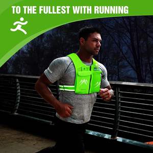 Free sample <b>Running</b> Hydration Vest Backpack,Lightweight Insulated Pack <b>with</b> 1.5L Water Bladder Vest Bag Daypack - Product Image 4