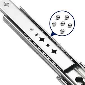GQK Hot Sale 53mm Width Ball Bearing <b>Lock</b>-in & <b>Lock</b>-Out Heavy Duty Drawer Slide - Product Image 2