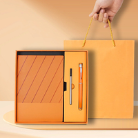 Agenda promotionnel personnalisé en cuir PU, carnet imprimé sur mesure avec stylo