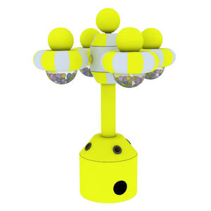 Méchant château canon enfants aire de jeux intérieure accessoire volcan boule éruption boule machine de pulvérisation - Product Image 2