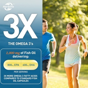 อาหารเสริมน้ำมันปลาโอเมก้า-3 แบบซอฟต์เจล OEM/ODM สำหรับผู้ใหญ่ เกรดอาหาร บริสุทธิ์จากธรรมชาติ น้ำมันปลาทะเลน้ำลึก 60/90/120 เม็ด - Product Image 3