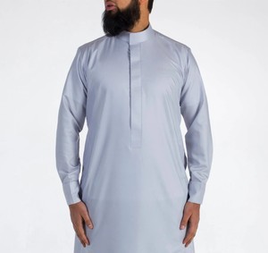 Thobe de hombre musulmán de manga larga personalizado con nuevo diseño - Product Image 6