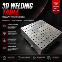 Table de soudage flexible 3D sur mesure en fonte robuste pour atelier de positionnement de soudage