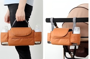 กระเป๋าใส่ผ้าอ้อมเด็กขนาดใหญ่แบบอเนกประสงค์สำหรับจัดเก็บนมผงและของเล่น - Product Image 4