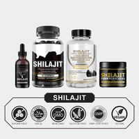 HDK Marque Privée Résine de Shilajit Pur de l'Himalaya Gummies Capsules Gouttes OEM ODM Complément Énergisant Soutien Cérébral et Immunitaire