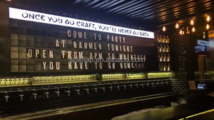 Tableau de départ des vols Tableau d'information de l'aéroport Affichage de la messagerie Flip Affichage du rabat divisé - Product Image 2