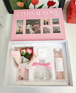 Difusor de Aroma para el Hogar LANJO, Perfume de Aire Fresco, Aceite Esencial Natural, Difusor de Vidrio con Varillas, 200 ml, Sin Plomo, con Flores y Brazalete de Cristal - Product Image 3