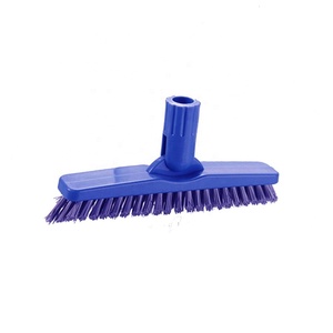 O-Cleaning Rotatable Threaded Grout Tile Cleaner Brush,Swivel Groutline Scrubber,Stiff Bristles Floor Wall Cleaning Scrub Brush