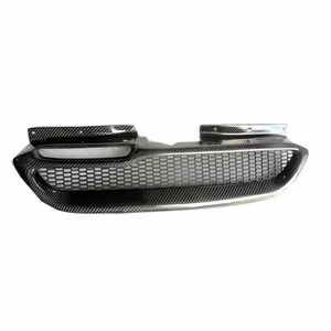 Pour Hyundai <span class=keywords><strong>Genesis</strong></span> Coupé 2009-2011, Grille avant en fibre de carbone sans emblème, <span class=keywords><strong>Masque</strong></span> fantôme, Grille d'admission d'air, Pièces de modification - Product Image 3