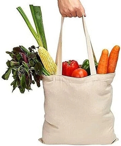 Bolsa de Mano de <span class=keywords><strong>Lona</strong></span> de Algodón Resistente con Impresión Personalizada, Blanca, Reutilizable, Ecológica, Reciclable, con Correa para el Hombro, para Compras y Promociones - Product Image 2