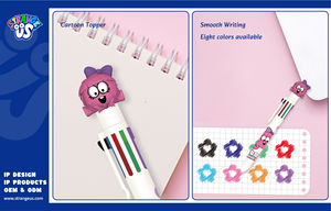 <span class=keywords><strong>Stylo</strong></span> bille <span class=keywords><strong>8</strong></span> <span class=keywords><strong>couleurs</strong></span> Strange Us Monster Candy 0,5 mm, non effaçable, papeterie à impression numérique |   Rechercher des Agents Exclusifs Mondiaux - Product Image 6