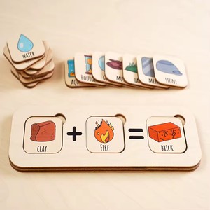 Tùy chỉnh nhà máy bán hàng trực tiếp GIÁO DỤC THẺ <span class=keywords><strong>FLASH</strong></span>/nhận thức Thẻ Toddler Đồ chơi bằng gỗ khối câu đố trò chơi cho trẻ em trai cô gái - Product Image 3