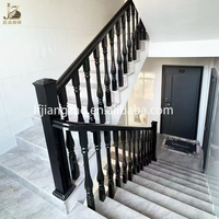 Rampe d'escalier moderne en aluminium pour villas, balustrades extérieures pour balcons