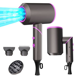 Secador de Pelo Iónico Plegable de Alta Calidad, Tecnología Innovadora Negra, Secador de Pelo Profesional para Mascotas <span class=keywords><strong>Confu</strong></span> de 1600 W para Exteriores y Hoteles - Product Image 4