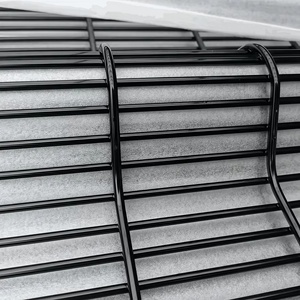 Clôture en <span class=keywords><strong>grillage</strong></span> métallique <span class=keywords><strong>rigide</strong></span> 358 haute sécurité, revêtue de PVC, personnalisée pour les prisons, soudée, anti-escalade - Product Image 3