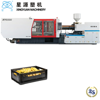 Energiebesparende OEM plastic 550T fruitkistmachine voor groothandel in bananenkratten