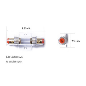 Portafusibles Agu para audio de coche, compatible con fusibles Agu, para uso en vehículos de 12V y 24V - Product Image 2