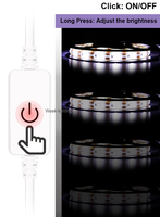 5V USB LED-Lichtstreifen 1M 2M Rosa / Eisblau / Warmweiß / Weiß / RGB 2835 TV-Hintergrundbeleuchtung Dekoration Lichterkette