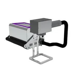 Sıcak satış taşınabilir Mini el 20W 30W Fiber lazer işaretleme makinesi satılık fabrika doğrudan fiyat küçük iş