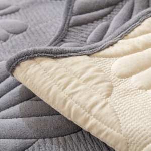 Lait velours feuilles housse de canapé protecteur de coussin antidérapant ajustement universel pour <span class=keywords><strong>fauteuil</strong></span> à canapés sectionnels pour décor de bureau à domicile - Product Image 6