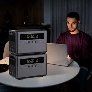 Off-grid Power Portable Power Station Expandable 4608Wh 4800W IFePO4 Battery <b>Solar</b> <b>Generator</b> With 100W USB-C for Home Backup - Product Image 6