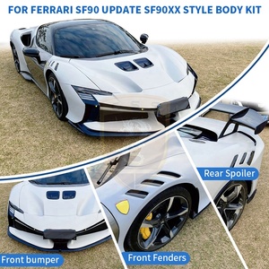 Kit Carrozzeria per <span class=keywords><strong>Ferrari</strong></span> <span class=keywords><strong>SF90</strong></span>: Aggiornamento a <span class=keywords><strong>SF90</strong></span> XX con Paraurti Anteriore, Minigonne Laterali, Diffusore Posteriore, Cofano Motore e Fanali Posteriori a LED - Product Image 4
