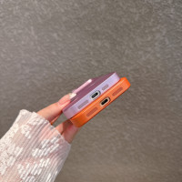 Coque de téléphone CD à motif électroplaqué, couleur bonbon fraîche, pour iPhone Air 13 14 15 16 17 Pro Max, avec paillettes colorées et effet laser aurore