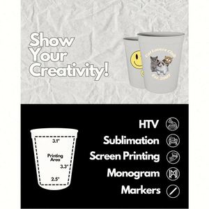 Vaso de Plástico Personalizado para Estadios, para Adultos y Niños, para Fiestas de Boda, Cumpleaños, Celebraciones de Invierno, Primavera, Otoño y Verano - Product Image 6