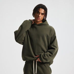 Sudaderas Unisex Personalizadas al por Mayor de 430G con Cierre de Botones, Cuello con Capucha, Ajuste Holgado Informal, Temporada de Invierno, Talla 2XL para Hombre - Product Image 3