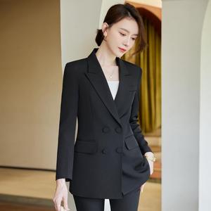 Nuevo Conjunto <span class=keywords><strong>de</strong></span> Pantalones <span class=keywords><strong>de</strong></span> Traje Formal para <span class=keywords><strong>Mujer</strong></span>, Conjunto <span class=keywords><strong>de</strong></span> 2 Piezas, Elegante Traje <span class=keywords><strong>de</strong></span> Diseñador con Doble Botonadura - Product Image 6