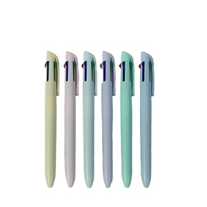 Tùy Chỉnh Phổ Biến Nhiều Màu Sắc 4 Trong 1 Nhựa Biểu Tượng Tùy Chỉnh Sinh Viên Bút Bi Với Bốn Màu <span class=keywords><strong>Ink</strong></span>-Biểu Tượng Tùy Chỉnh In - Product Image 1