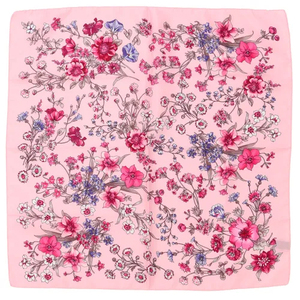 Écharpes en soie rétro personnalisées pour femmes, écharpes en soie satinée carrées, accessoires de mode - Product Image 3