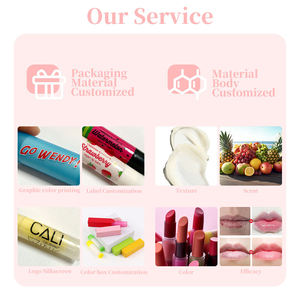 Biểu Tượng Tùy Chỉnh Độc Đáo Dễ Thương Mật Ong Đào Hương Vị Son Dưỡng Môi Dầu Dính Nhãn Hiệu Riêng Container Bao Bì Spf 15 Bóng Hữu Cơ Son Dưỡng Môi - Product Image 5