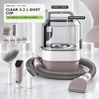 Kit de Toilettage pour Animaux 6-en-1 en Gros, Aspirateur 12kPa 3.2L, Tondeuse Silencieuse, Fournitures pour Animaux OEM ODM Marque Privée Pawglobe