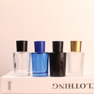 High Quality Wholesale Frosted Round 50ml <b>Empty</b> Glass Perfume Atomizer <b>Spray</b> <b>Bottle</b> Black Refillable Perfume <b>Bottle</b> - Product Image 4