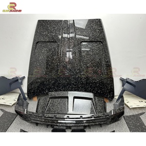 Kit carrosserie MSY Style en carbone forgé complet pour Rolls Royce Cullinan 2025 : Capot, Calandre, Pare-chocs, Jupes latérales, Élargisseurs d'ailes, Diffuseur - Product Image 5