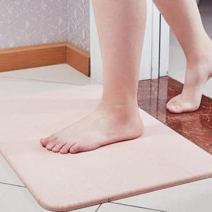 Tapis absorbants en diatomite à motifs personnalisés, séchage rapide, antidérapants pour salle de bain, vente en gros - Product Image 4