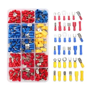 280PCS Combination Electrical Wire Connectors Set Insulated Wire Crimp Terminals Kit Mixed Assorted Lug Kit with Case