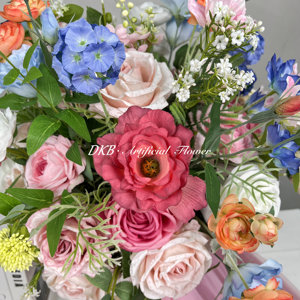 DKB Usine Personnalisé Nouveau 40cm De Mariage Boule De Fleur Centres De Haute Qualité Coloré Boule De Fleur Artificielle Décorations - Product Image 6