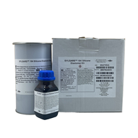 Kit d'élastomère silicone Dowsil Sylgard 184 DC184 original, 1,1 kg, 550 g, colle optique transparente fluide PDMS