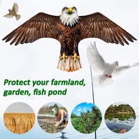Cerf-volant Aigle en Tissu Personnalisé de Haute Qualité pour Enfants, Nouveau Modèle avec Cadre en Fibre de Verre, Motif Oiseau Effrayant