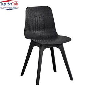 Chaise de salle à manger en plastique empilable, élégante, durable, confortable, robuste, moderne et minimaliste pour atelier, salon, bureau - Product Image 1