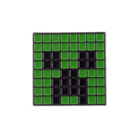 Lot de badges métalliques en forme d'épée Creeper NPC de jeu, 2 couleurs, en vrac