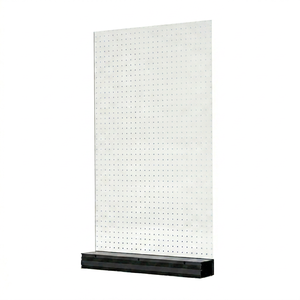 P20 Indoor floor-<b>standing</b> promotional signage featuring see-through LED panel 20mm pixel pitch 3500 nits - Product Image 1