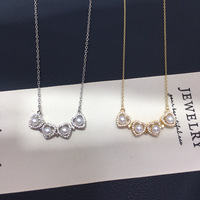 SHDIYAYUN Pendentif en perle d'eau douce naturelle à succès avec motif trèfle et bijoux en perles ajustables magnétiques