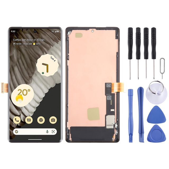 Best Selling for Google Pixel 7 Pro GP4BC GE2AE OLED LCD Screen Digitizer Full Assembly with Frame