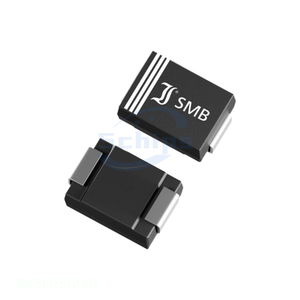 DO-214AA, SMB Integrated Circuits Chip Single Diodes DIODE SCHOTTKY 150V 3A DO214AA Original SK3H15SMB - Product Image 1