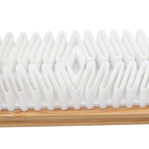 Bamboo Suede <b>Shoe</b> Brush With <b>Soft</b> White Bristles For Upper Cleaning And Maintenance - Product Image 1