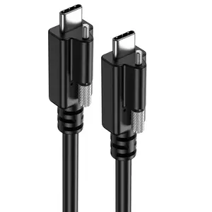 0,5M Direktverkauf vom Hersteller mit Schraube feststehendes Kommunikationskabel USB C-Leitung 100 W PD 5 A Schnellladung Datenkabel